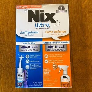Nix Ultra Lice Removal Kit Lice Treatment & Home Defense
